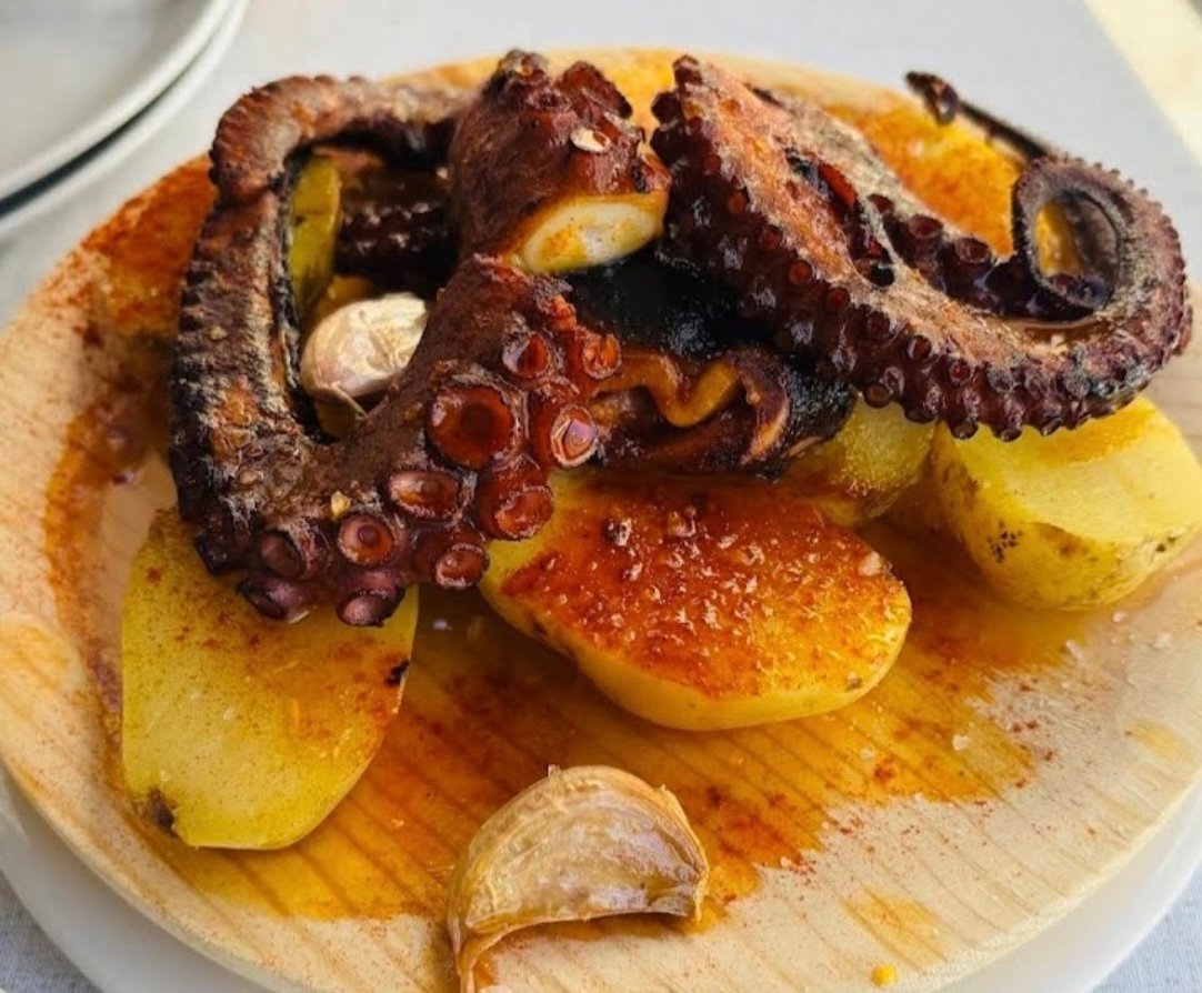 Ejemplo antes: foto casera de plato